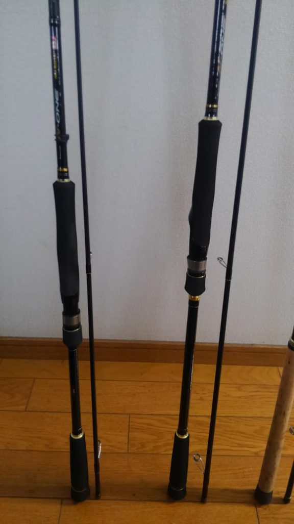 似たようなロッドばかり集まってしまったので比較してみる（NSS-902SSJ